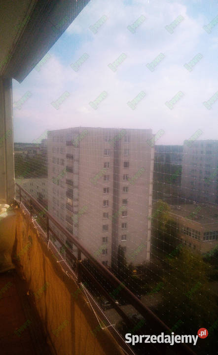 Montaż siatki ochronnej kota na balkon Warszawa