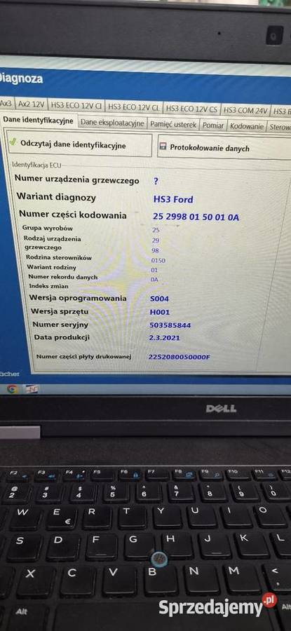 Sterownik kaseta plytka Eberspacher Hydronic S3 Odolanów