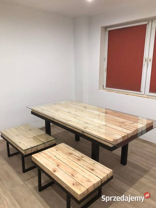 Stół do jadalni z litego drewna Stare belki Środa Wielkopolska sprzedam