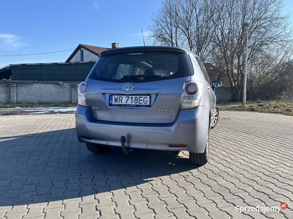 Toyota Verso 18 2010 CVT 7 osób nieuszkodzony Warszawa
