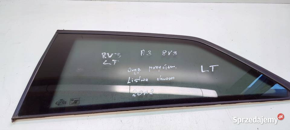 SZYBA KAROSERYJNA LEWY TYŁ POD LISTWĘ CHROM AUDI śląskie Przystajń