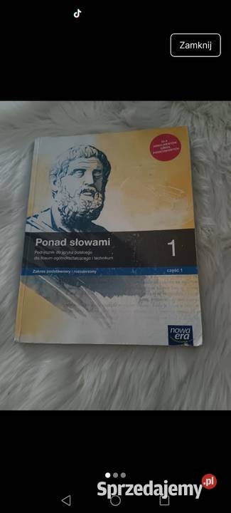 Ponad Słowami podręcznik do języka polskiego tradycyjny podręcznik Podręczniki Krosno