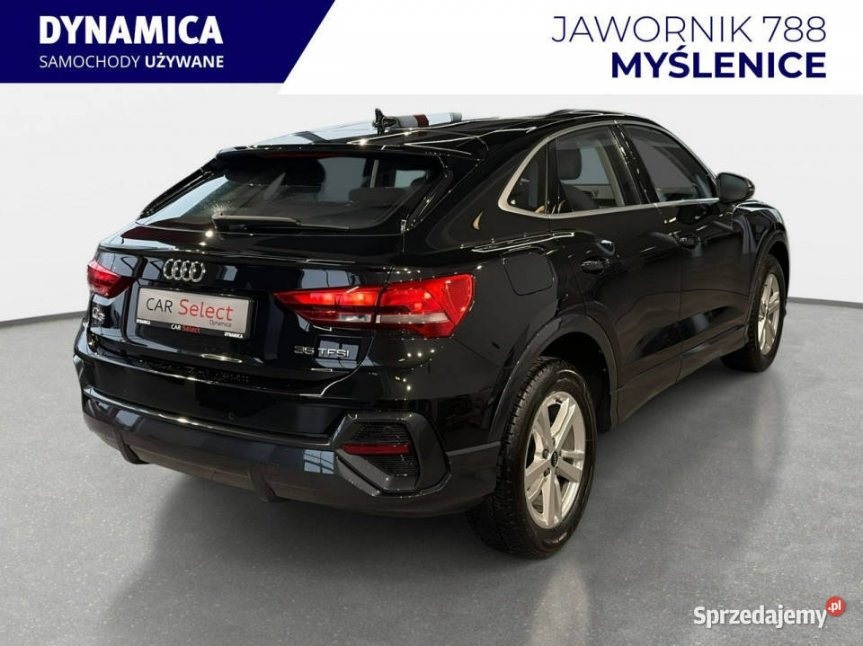 Audi Q3 Sportback VAT 23 35TFSI 150 Stronic 2023 podgrzewane fotele Myślenice