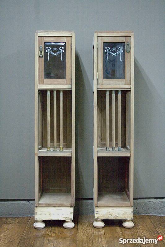 SŁUPKI SECESYJNE OCZYSZCZONE ANTYKI IMPRESJA