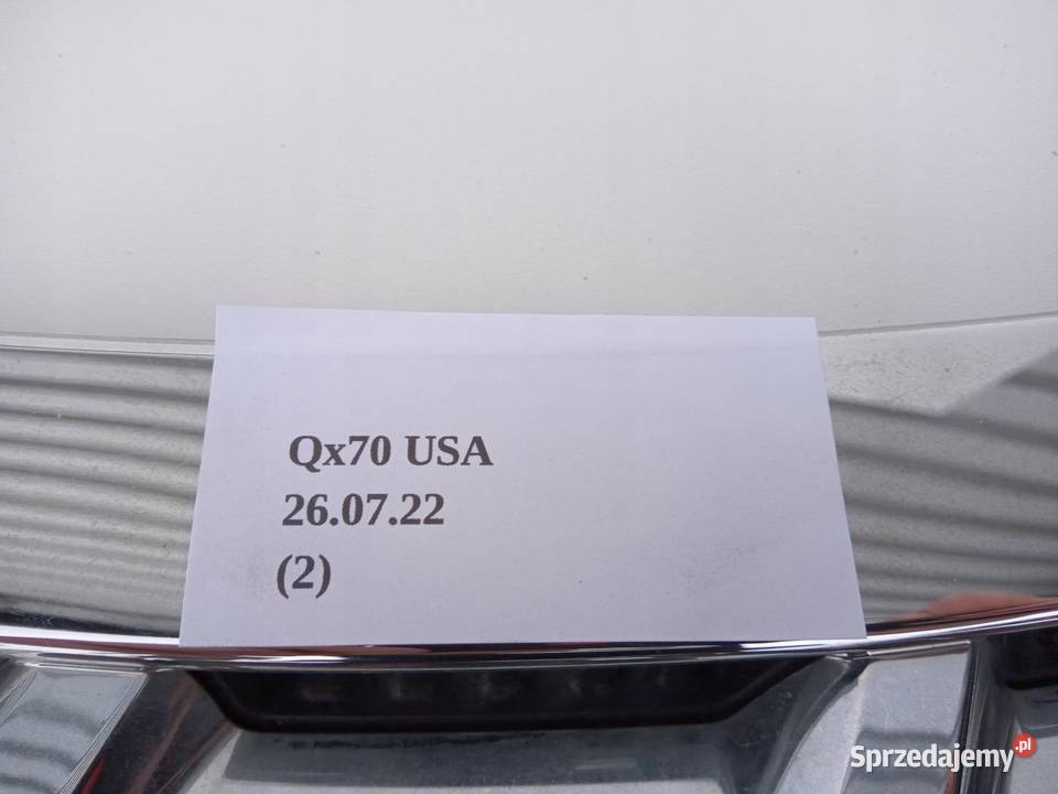 KRATKA BŁOTNIKA LEWA INFINITI QX70 FX35 FX37 USA osobowe wielkopolskie