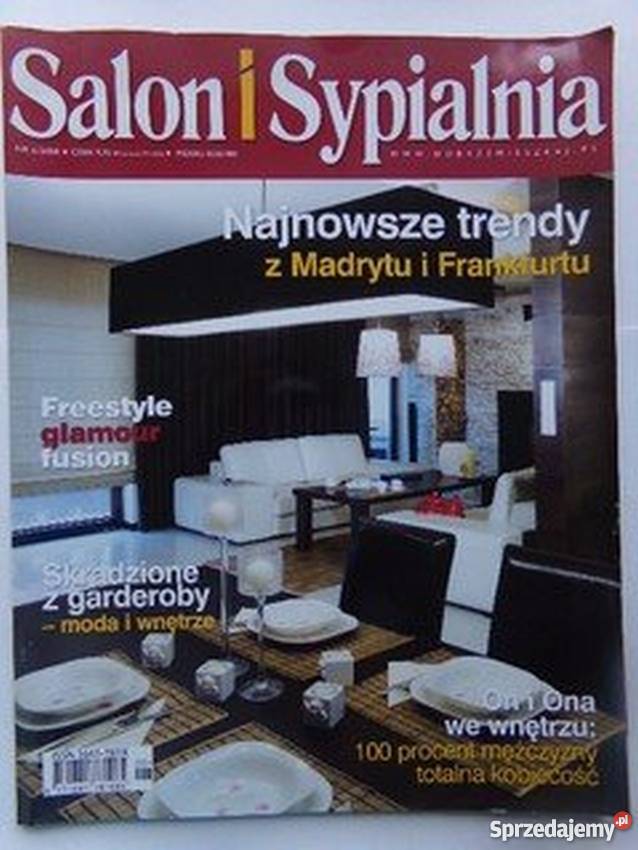 SALON I SYPIALNIA NAJNOWSZE TRENDY Budownictwo, ogród i wnętrza,  Warszawa