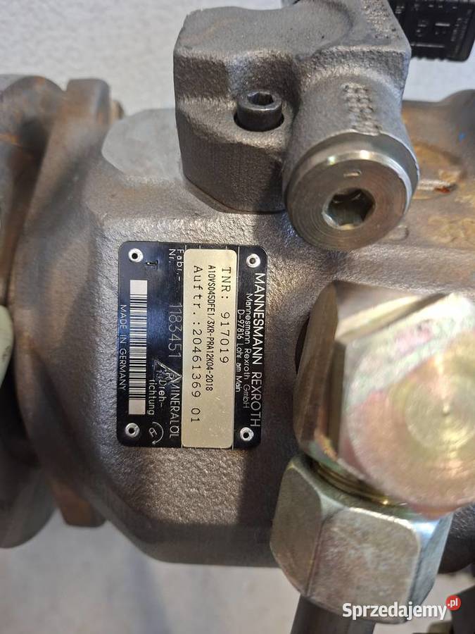 Zespół pomp Rexroth A10VSO45 917019 Truninger małopolskie Jabłonka