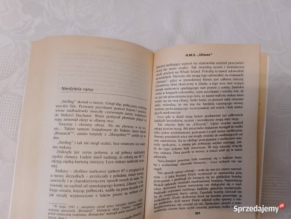 Książka HMS ULISSES Alistair MacLean I pełne Rok wydania 1995 Oborniki