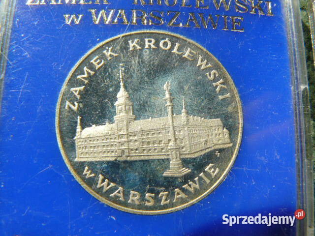Zamek Krolewski w Warszawie srebrna moneta 100 Rzeszów