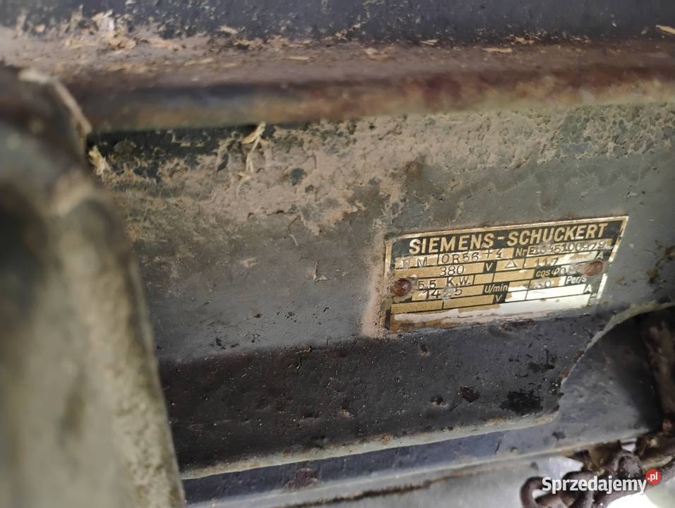 Krajzega piła do drewna Siemens 55 kW ruchomy Piekoszów sprzedam