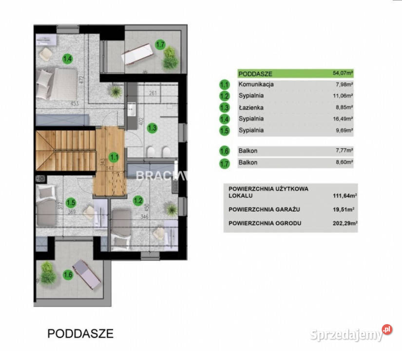 Dom bliźniak Kraków 1311m2 sprzedam