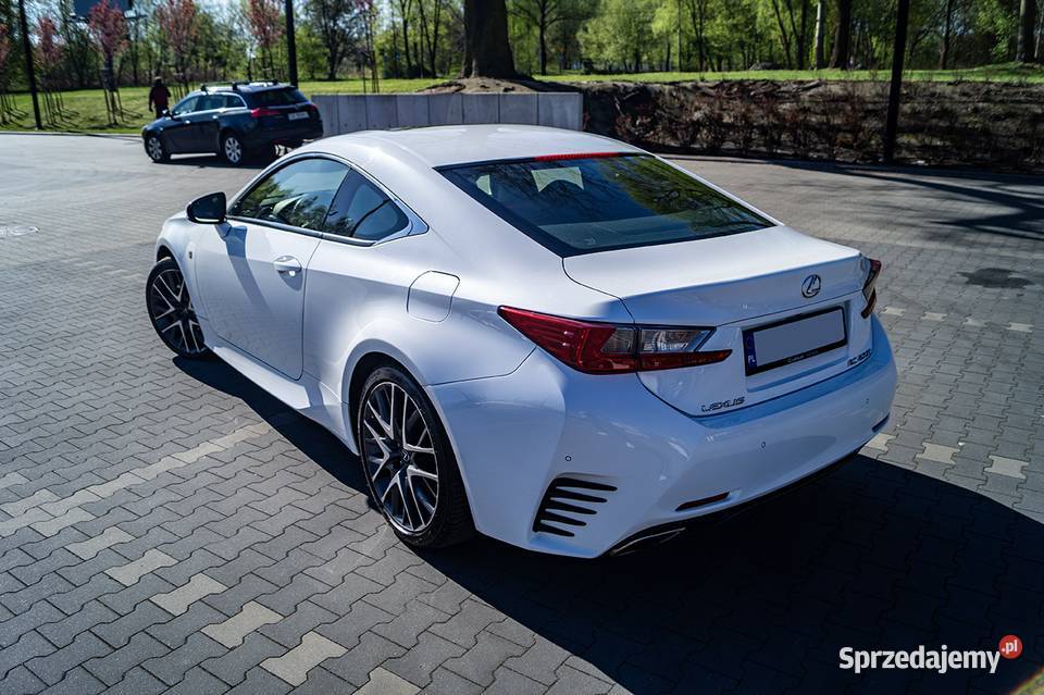 Lexus RC 200t FSport krajowy serwisowany w ASO łopatki zmiany biegów Katowice