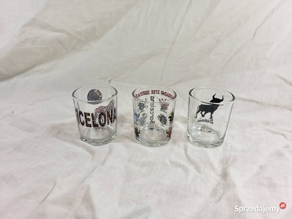 Kolekcjonerskie pamiątkowe kieliszki z Hiszpanii Warszawa