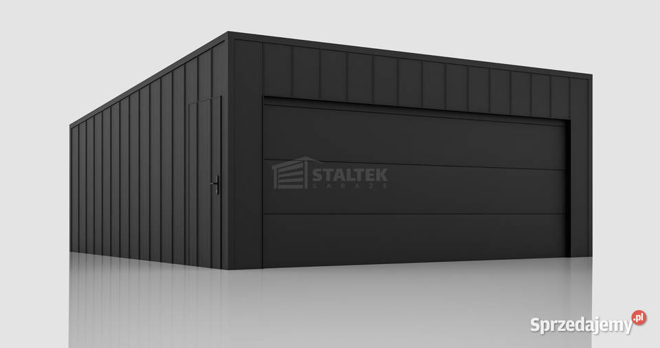 Garaż blaszany 6x6m brama drzwi blacha na rąbek Otwock