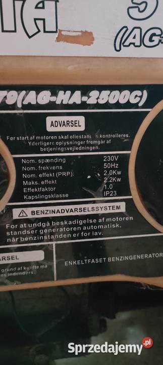 Agregat prądotwórczy sprawny 20KW Narzędzia Skołyszyn