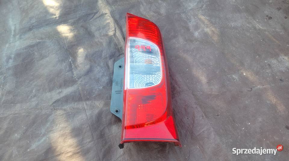 FIAT FIORINO BIPPER NEMO QUBO PRAWA TYLNA LAMPA