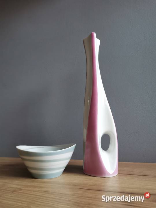Stary wazon z dziurką porcelana Bogucice śląskie Siemianowice Śląskie