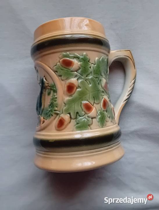 Kufel myśliwski Sitzendorf sygnatura stosowana Koźminek