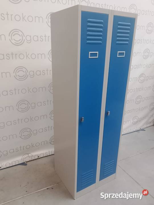 Szafka BHP podwójna drzwi niebieskie 60x50x180 dolnośląskie Wrocław