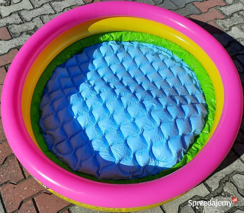 Basenik tęcza miękkie dno 131L 114x25 57412 ND