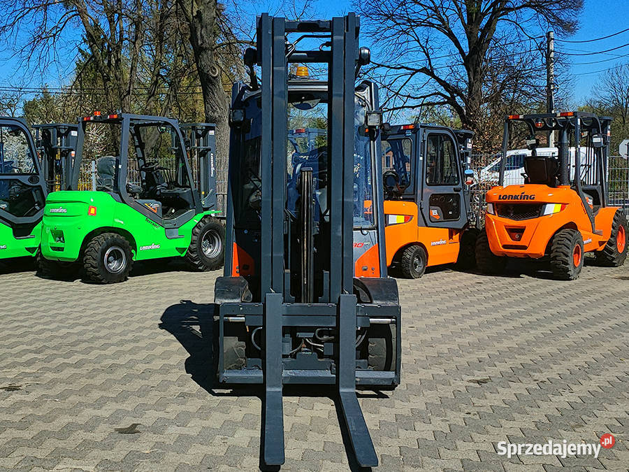 Wózek widłowy Linde H30D02 diesel 3 tony triplex Kęty