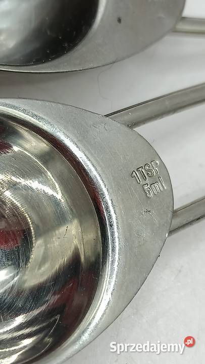 Metalowe marki łyżeczki zestaw 5 sztuk Zamość