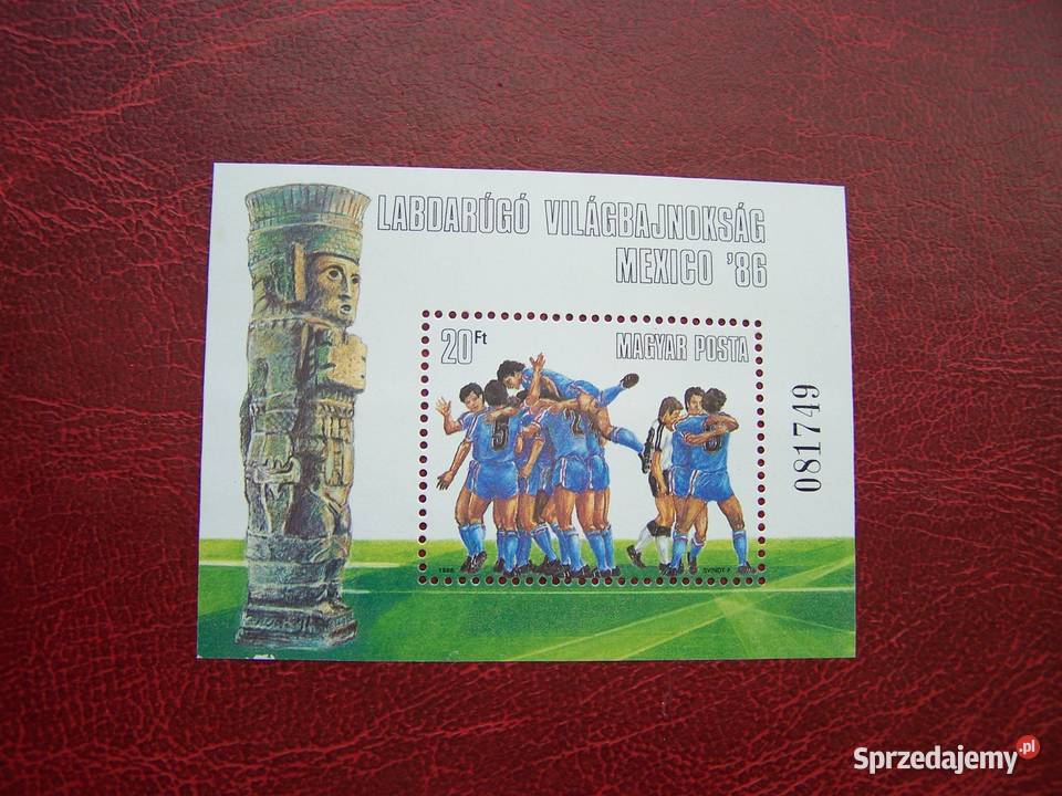 Węgry 1986 MNH Mi 381419 Sport Piłka nożna MŚ Tychy