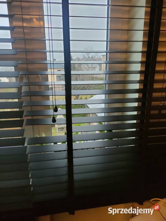 Żaluzja wewnętrzna 80 x 220 uszkodzona czarny Bielsko-Biała
