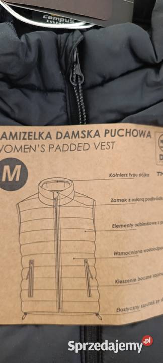 CAMPUS Essential kamizelka damska puchowa Moda i Styl Ełk