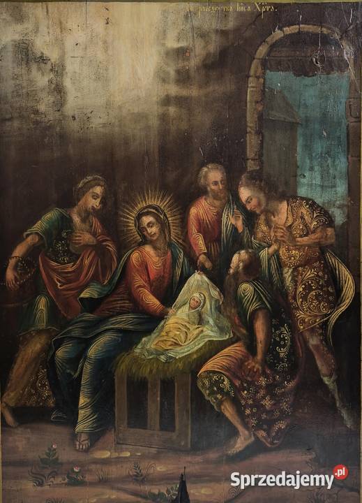 Ikona Narodzenie Jezusa Chrystusa 0468 mazowieckie Warszawa sprzedam