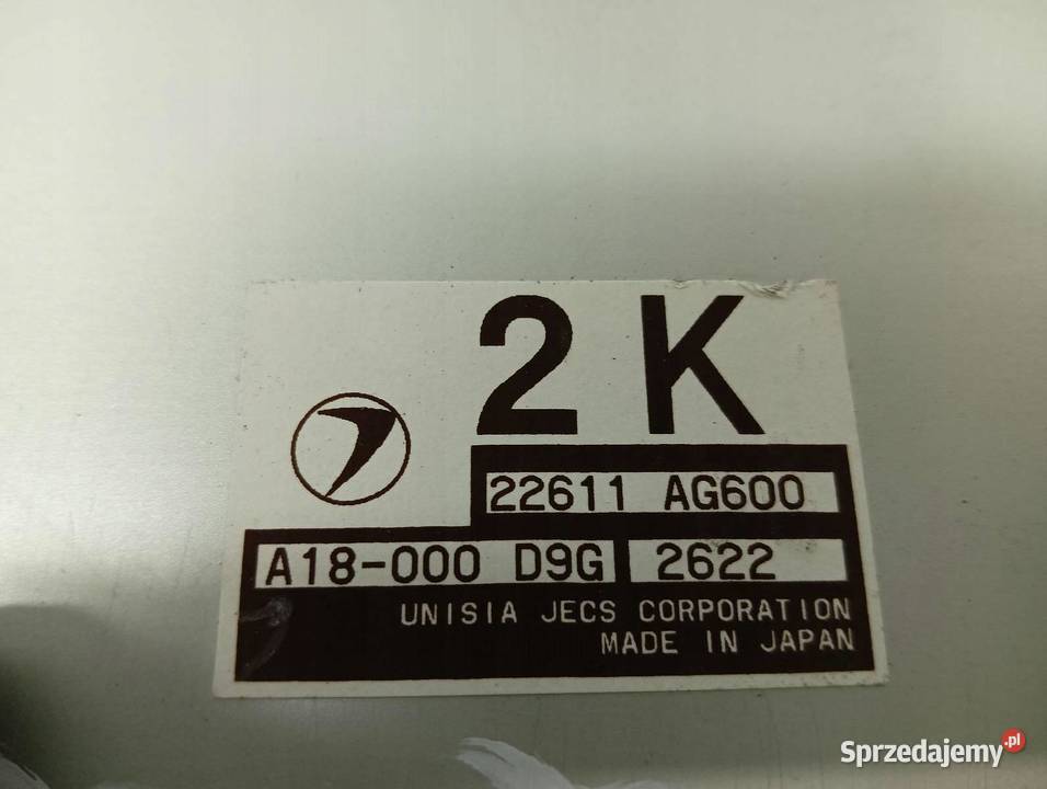 STEROWNIK SILNIKA A18000D9G Subaru Forester II świętokrzyskie