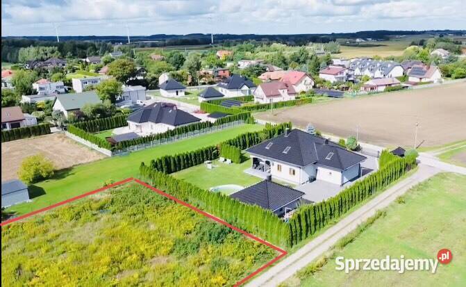 Działka budowlana 1300m2 WZ bezterm Media Kolej