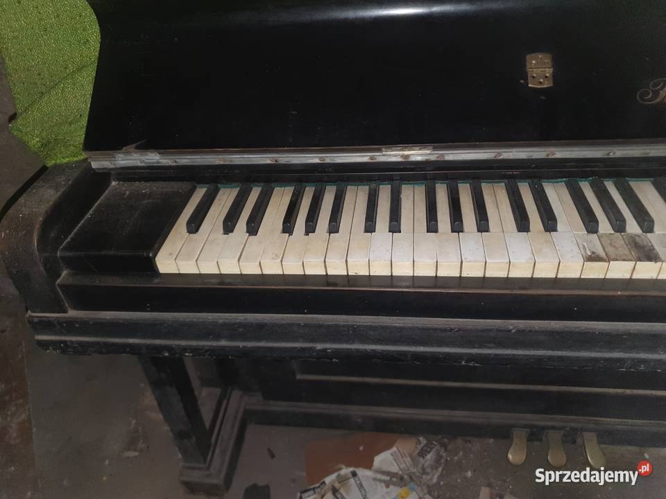 Zabytkowe Pianino BLTHNER LEIPZIG Czarny Mat 3 Warszawa
