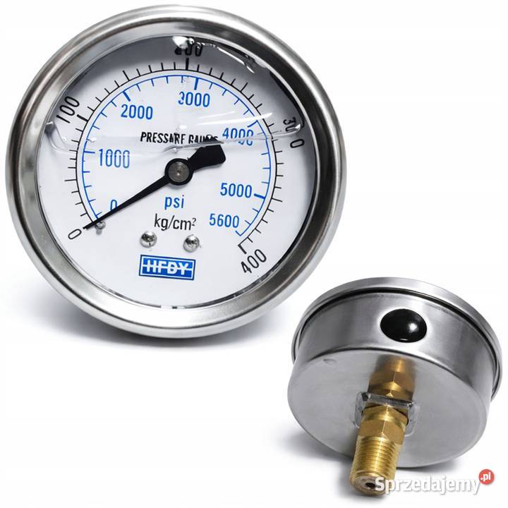 Manometr Surge Gauge Pro 400 5600 PSI Gwint 14
