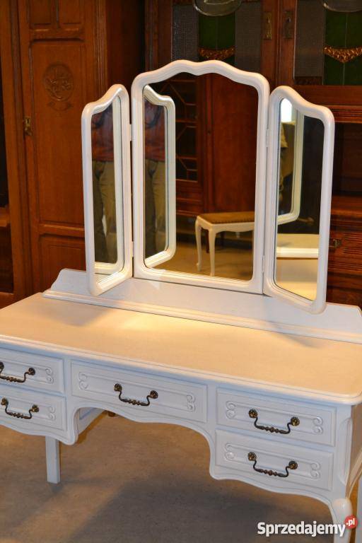 Piękna bielona toaletka ludwikowskasklep Dąbrowa Dąbrowa Górnicza