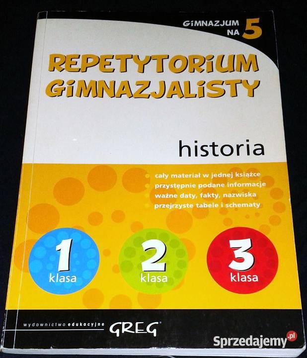 Repetytorium gimnazjalisty Historia Agnieszka Chełm
