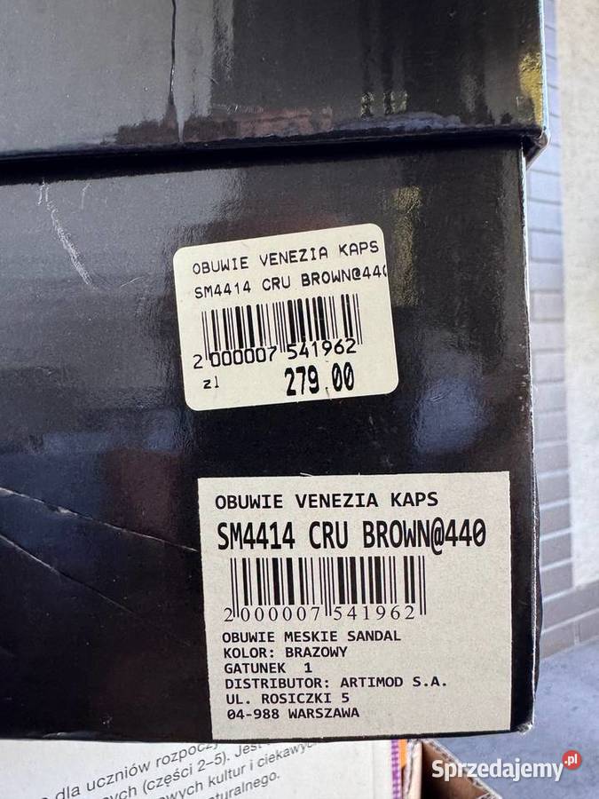 Sandały Venezia Kaps 44 SM4414 CRU brown440 Venezia Dąbie