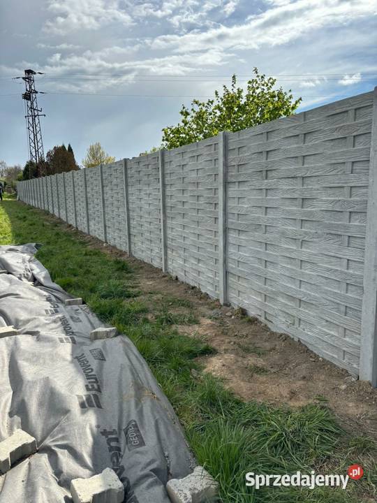 Ogrodzenia betonowe Dolnyśląsk Montaż Bielany Wrocławskie