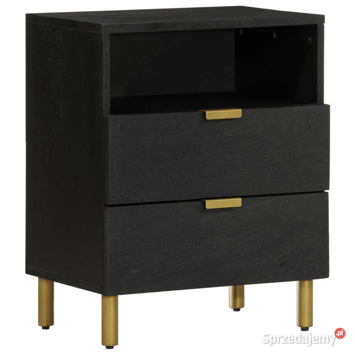 Szafka nocna czarna 50x33x62 materiał sprzedam