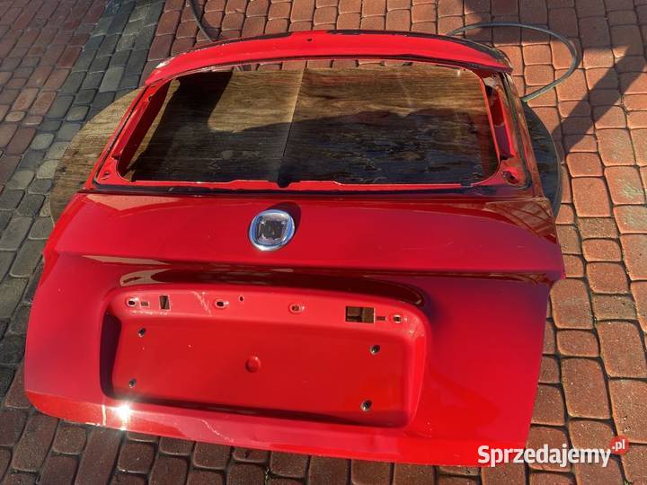 KLAPA TYŁ POKRYWA BAGAŻNIKA FIAT 500 2007 lubelskie Poniatowa sprzedam