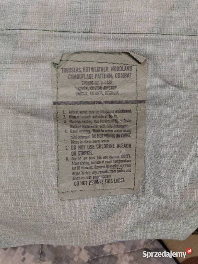 Spodnie BDU woodland medium short ripstop Wrocław