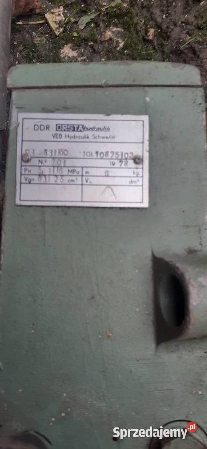 Pompa podnoszenia kabiny