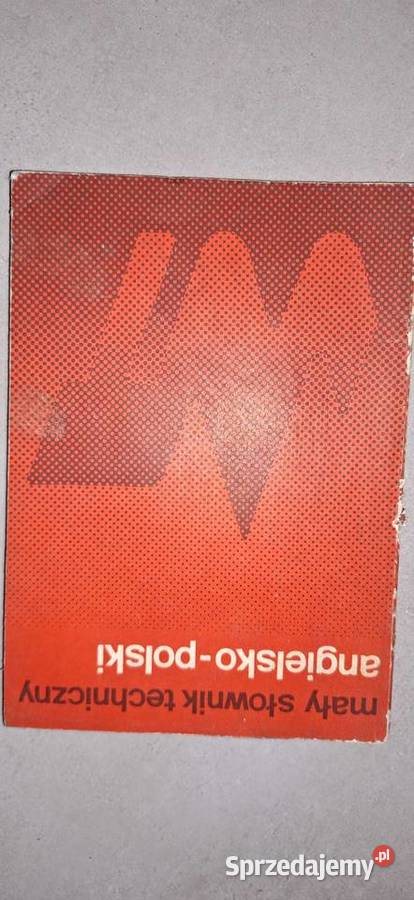 Mały Słownik Techniczny AngielskoPolski WNT 1986 Antykwariat Łęczyca
