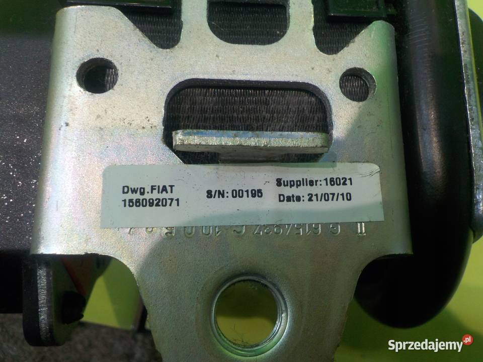 ALFA ROMEO MITO 10r pas bezpieczenstwa prawy osobowe Pasy bezpieczeństwa Suków