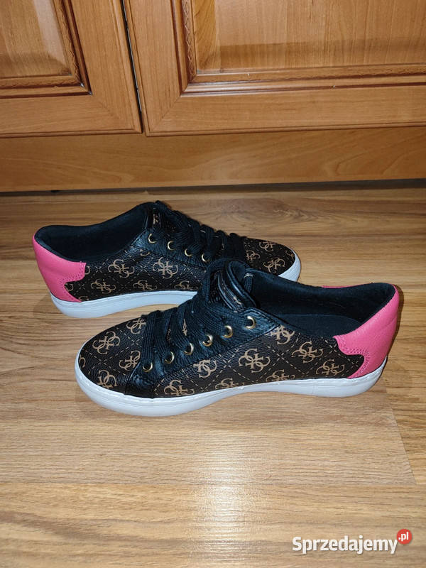 Guess Sneakersy Grassey5 FL7GR5 FAL12 Brązowe Stalowa Wola sprzedam