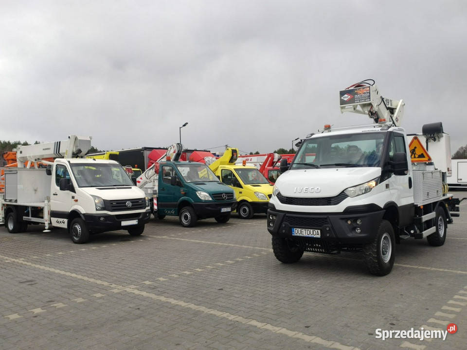Iveco Daily 55S17W 4x4 Zwyżka 19m Versalift Lat Widełki