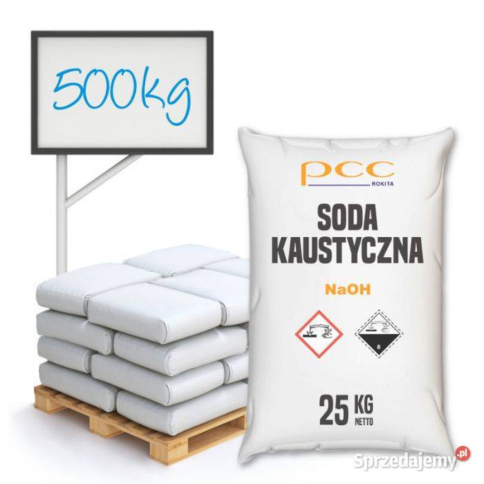 Soda Kaustyczna 500 NaOH wodorotlenek sodu Wrocław