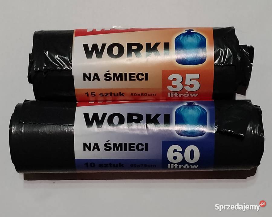 Worki na śmieci 35 litrów 60 litrów MOCNE HIT Białystok sprzedam