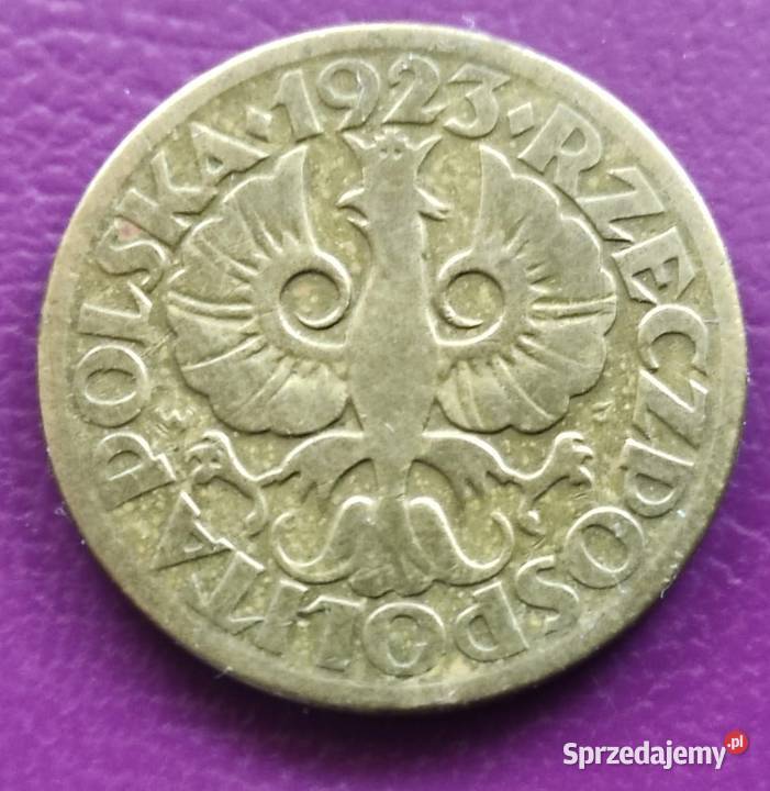 Moneta przedwojenna II RP 5 groszy 1923 Oryginał Numizmatyka Pruszków