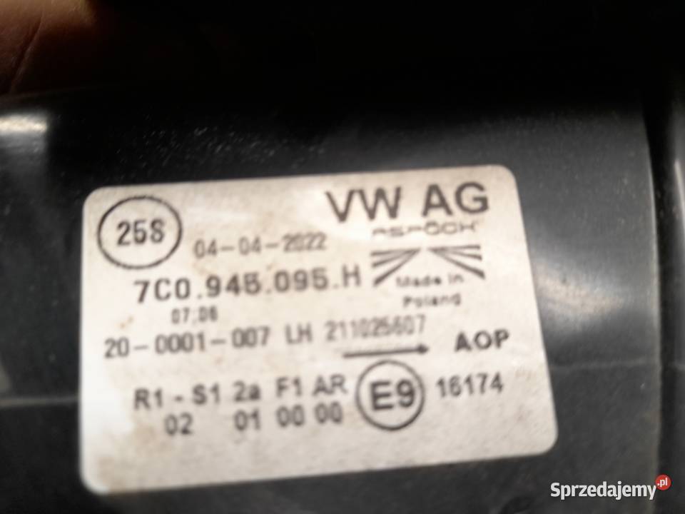 VW CRAFTER II 2 MAN TGE LAMPA TYŁ TYLNA LEWA LED dostawcze Goleniów